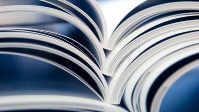 Books and Magazines in a pile
