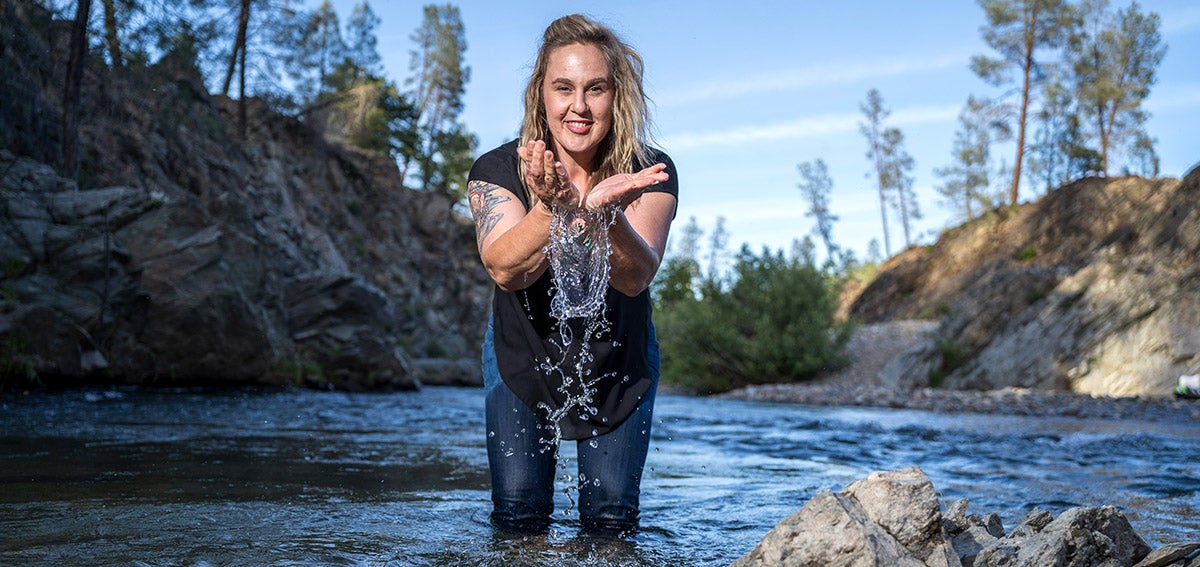 Jenny Melchor, a lay counselor in Redding, California.